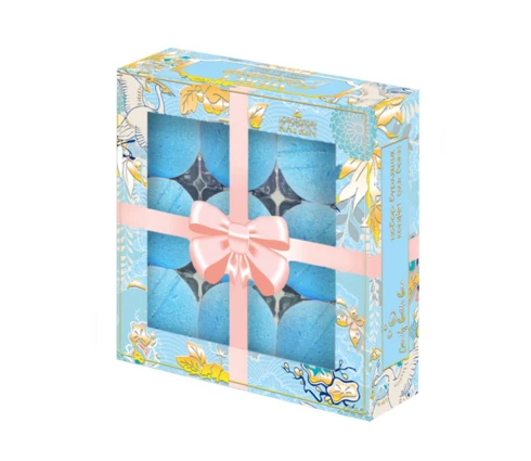 Набор бурлящих шаров LABORATORY KATRIN Candy bath bar Merci beaucoup, 9 шт по 40 г, 360 г