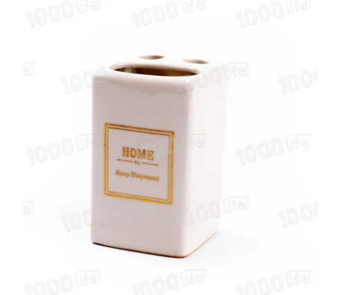 Набор для ванной 4 предмета Home, белый