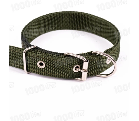 Ошейник Pet&You брезентовый двухслойный 50 см, ширина 2,5 см