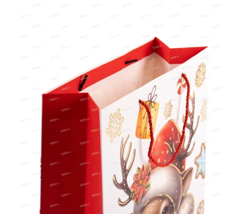 Пакет подарочный НГ, 40*30*12 см