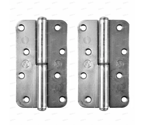 Петля накладная ПН1-110 мм, правая, без покрытия, 2 шт