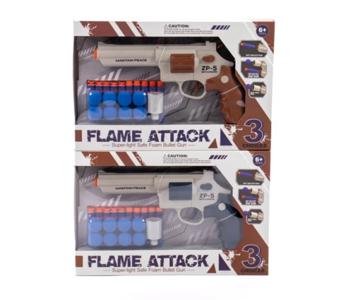 Пистолет Flame attack с мягкими пулями TH2601-6
