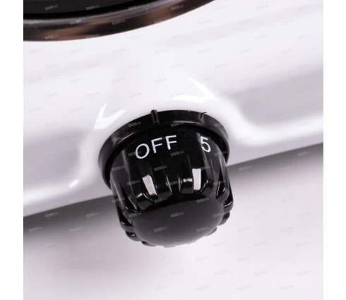Плита электрическая Happy Panda HP-04W, белая, 2 конфорки, диск, 2000 Вт