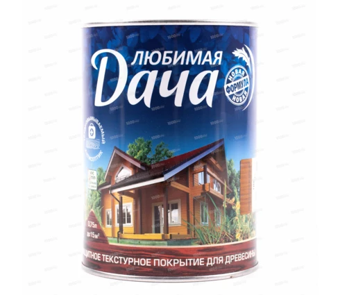 Покрытие текстурное для дерева Любимая дача, тик, 0,75 л