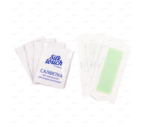Полоски восковые для тела Silk touch DETOX GEL-WAX Бикини, 16 шт
