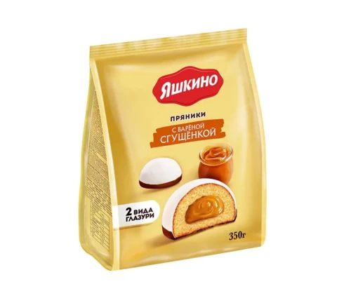 Пряники Яшкино с варёной сгущёнкой, 350 г