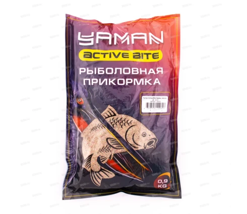 Прикормка Yaman Active Bite Карась, чеснок, 900 г