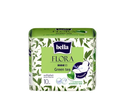 Прокладки bella Flora Зеленый чай, 10 шт