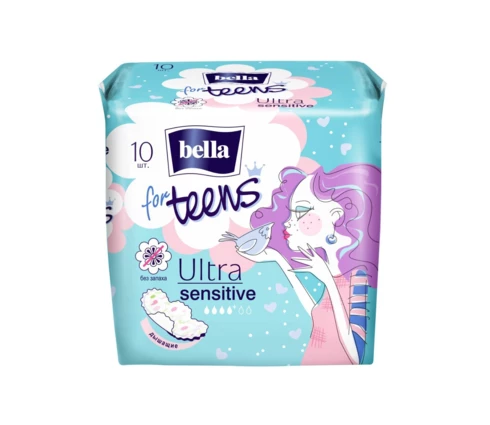 Прокладки bella Ultra sensitive bella for teens, 10 шт