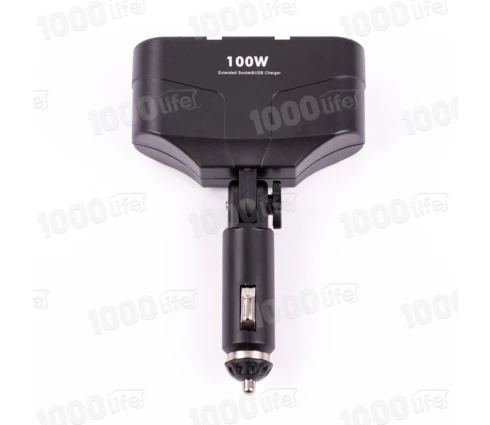 Разветвитель прикуривателя двойной 1652, 2*USB, 2,1 А, 12-24 В