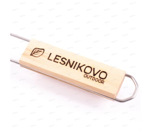 Решетка гриль LESNIKOVO, для курицы, нержавеющая сталь, 380*260 мм