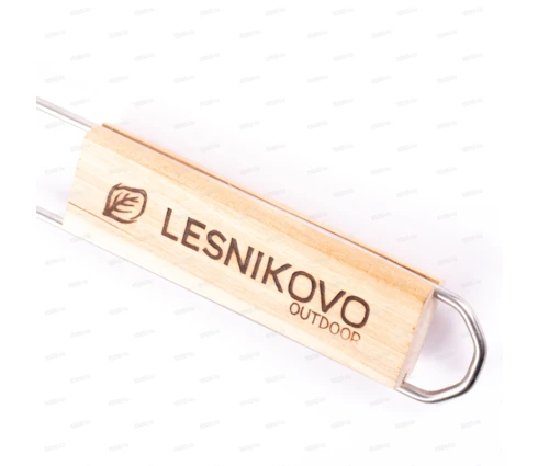 Решетка гриль LESNIKOVO, универсальная, нержавеющая сталь, 450*260*23 мм