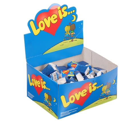 Резинка жевательная Love is, банан и клубника, 4,2 г