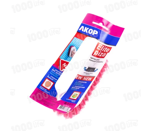 Щетка для ванной AKOR Elite Piza, малиновый