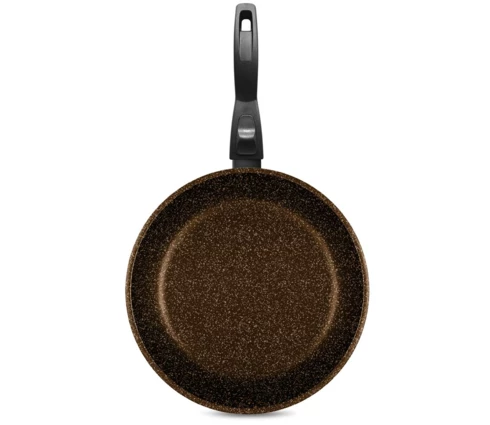Сковорода НЕВА металл посуда NEVA Granite Brown NGB024, 24 см, съемная ручка