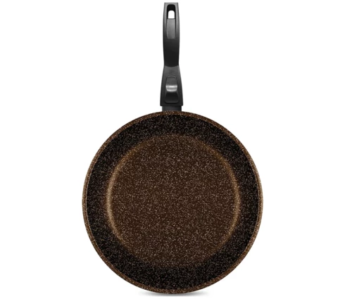 Сковорода НЕВА металл посуда NEVA Granite Brown NGB028, 28 см, съемная ручка
