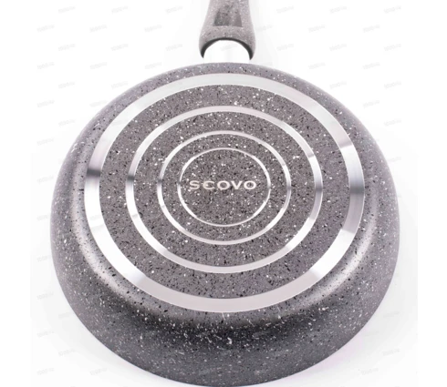 Сковорода SCOVO Stone Pan ST-003, 24 см, антипригарное покрытие