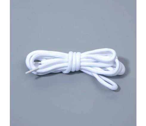 Шнурки круглые ONLITOP, 110 см, белые, 1 пара