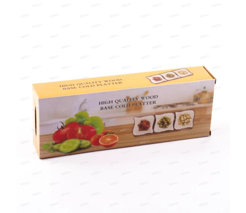 Соусник, на подставке, керамика, бамбук, 3*9*4 см, 3 шт