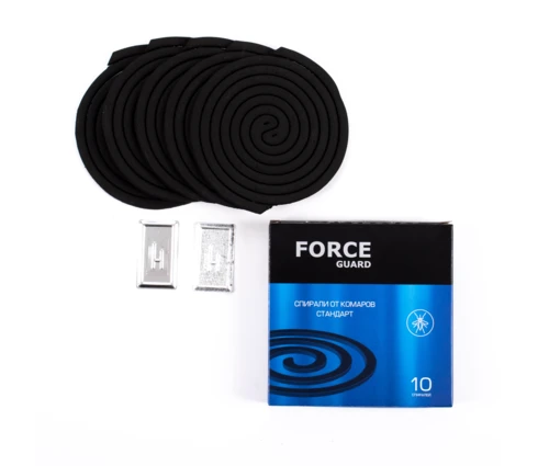 Спирали FORCE guard, от летающих насекомых, стандарт, синие, 10 шт