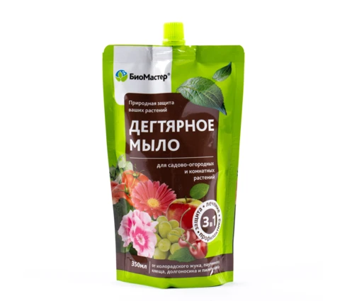 Средство от вредителей БиоМастер Дегтярное мыло, 350 мл