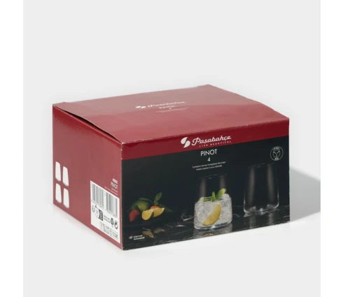 Стакан Pasabahce PINOT, 4 шт, 495 мл