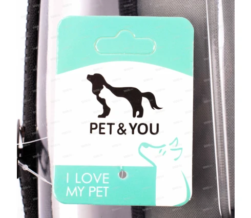 Сумка-переноска для животных Pet&You, 42*33*28,5 см, прозрачное окно