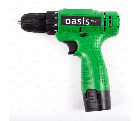 Шуруповёрт аккумуляторный OASIS AV-12 Eco (J), 12 В, 22 Нм, 1.3 Ач, 1 батарея, коробка