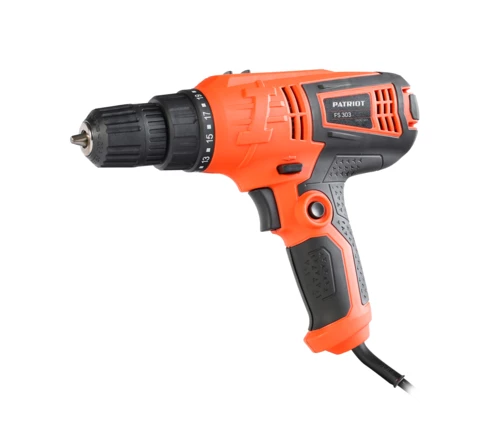 Шуруповерт сетевой PATRIOT FS 303, 220 В, 330 Вт, 25 Нм, 2 скорости, коробка
