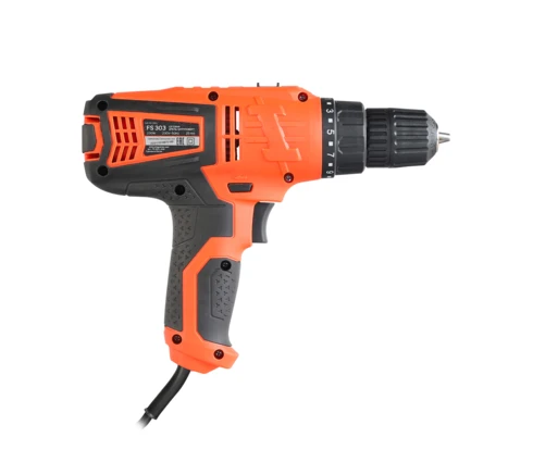 Шуруповерт сетевой PATRIOT FS 303, 220 В, 330 Вт, 25 Нм, 2 скорости, коробка