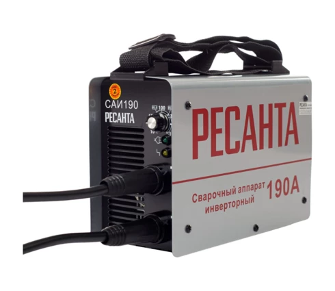 Сварочный аппарат Ресанта САИ 190, 140-260 В, 7200 Вт, мин ток 10 А, макс ток 190 А