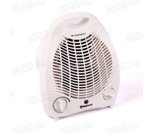 Тепловентилятор Sakura SA-0500W, белый, спиральный, 2000 Вт