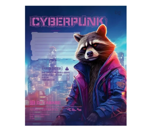 Тетрадь 12 л BG Cyberpunk, клетка