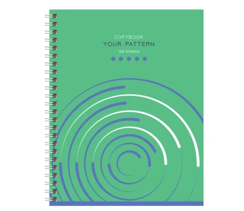 Тетрадь 48 л BG Your pattern, на гребне, линия