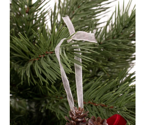 Украшение елочное Бархат Снежинка, 15*15 см