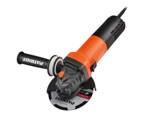 УШМ сетевая PATRIOT AG 126, 220 В, 1050 Вт, диск 125*22,2 мм, пылезащита