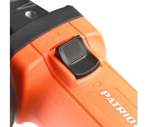 УШМ сетевая PATRIOT AG 126, 220 В, 1050 Вт, диск 125*22,2 мм, пылезащита