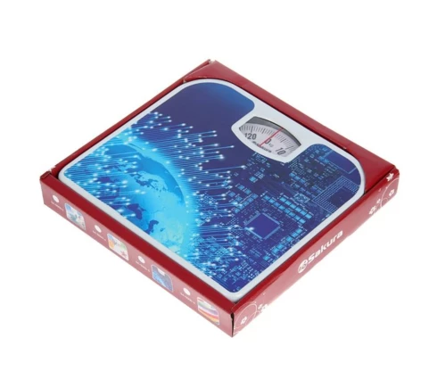 Весы напольные Sakura SA-5000-3 Абстракция, механические, до 130 кг