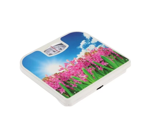 Весы напольные Sakura SA-5000-7 Гиацинты, механические, до 130 кг