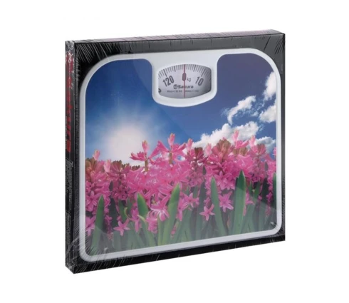 Весы напольные Sakura SA-5000-7 Гиацинты, механические, до 130 кг
