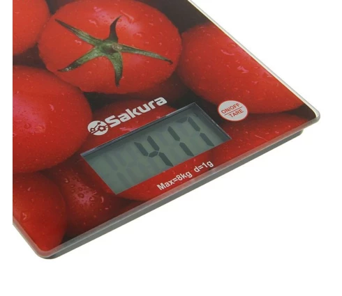 Весы кухонные Sakura SA-6075Т Томаты, электронные, до 8 кг