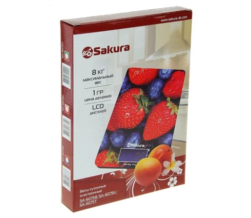 Весы кухонные Sakura SA-6075Т Томаты, электронные, до 8 кг