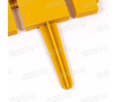 Заборчик Домик, 0,19*1,7 м, желтый