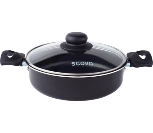Жаровня SCOVO Consul RC-038, 20 см, стеклянная крышка